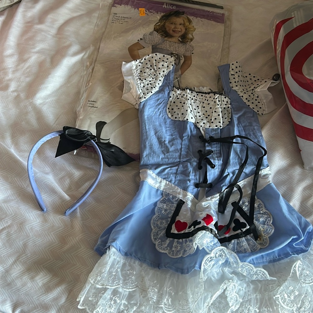 Disney Alice in Wonderland Halloween Costume - 2T